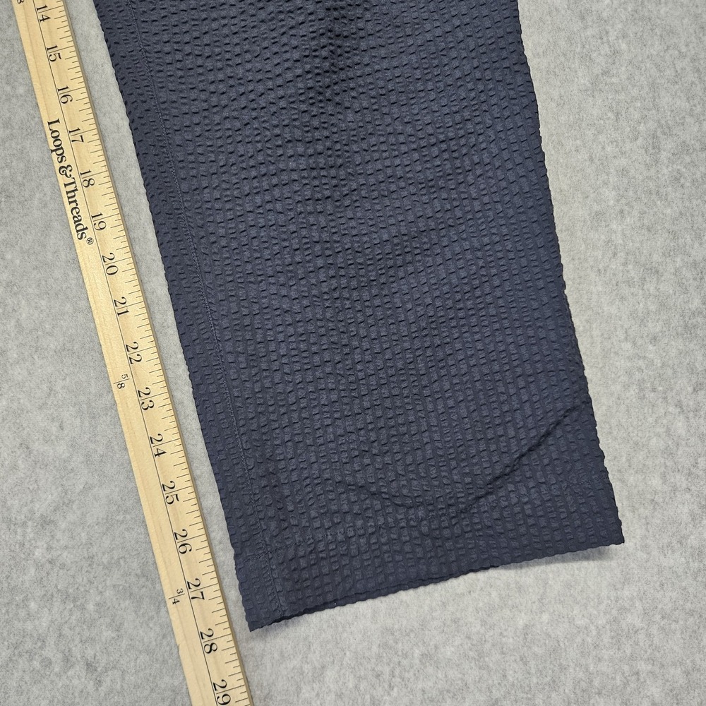 Grei New York Women's Virago Seersucker  Sz O/1‎  In Midnight Blue Quiet Luxury - Picture 8 of 15